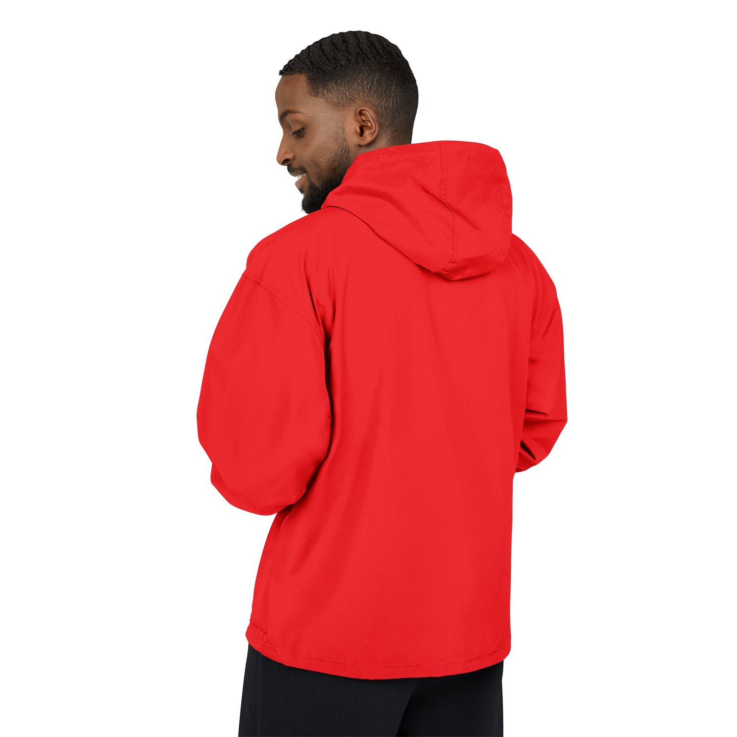 Packable Anorak Jacket — Lightweight Hooded Windbreaker with Cross Logo