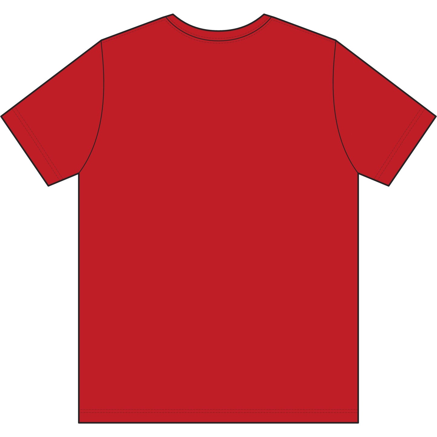 Cross Brush Stroke Chest Logo T-Shirt — Minimal Christian Faith Tee