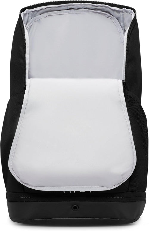 , Unisex, Varsity Elite Backpack (32L), Black/Black/Metallic Silver, One Size