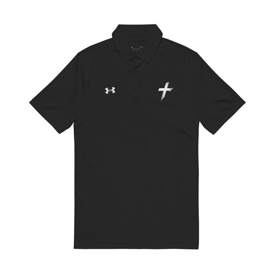 Embroidered Cross Men's Polo