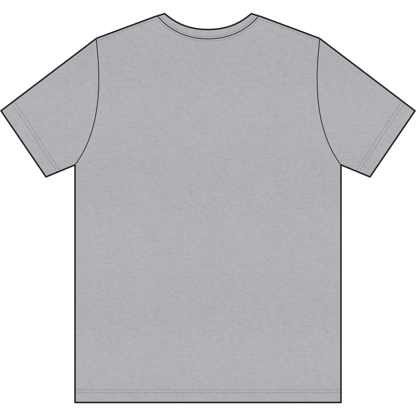 Cross Brush Stroke Chest Logo T-Shirt — Minimal Christian Faith Tee