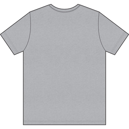 Cross Brush Stroke Chest Logo T-Shirt — Minimal Christian Faith Tee