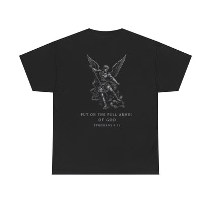Christian 'Full Armor of God' T‑Shirt — St. Michael Archangel Scripture Tee