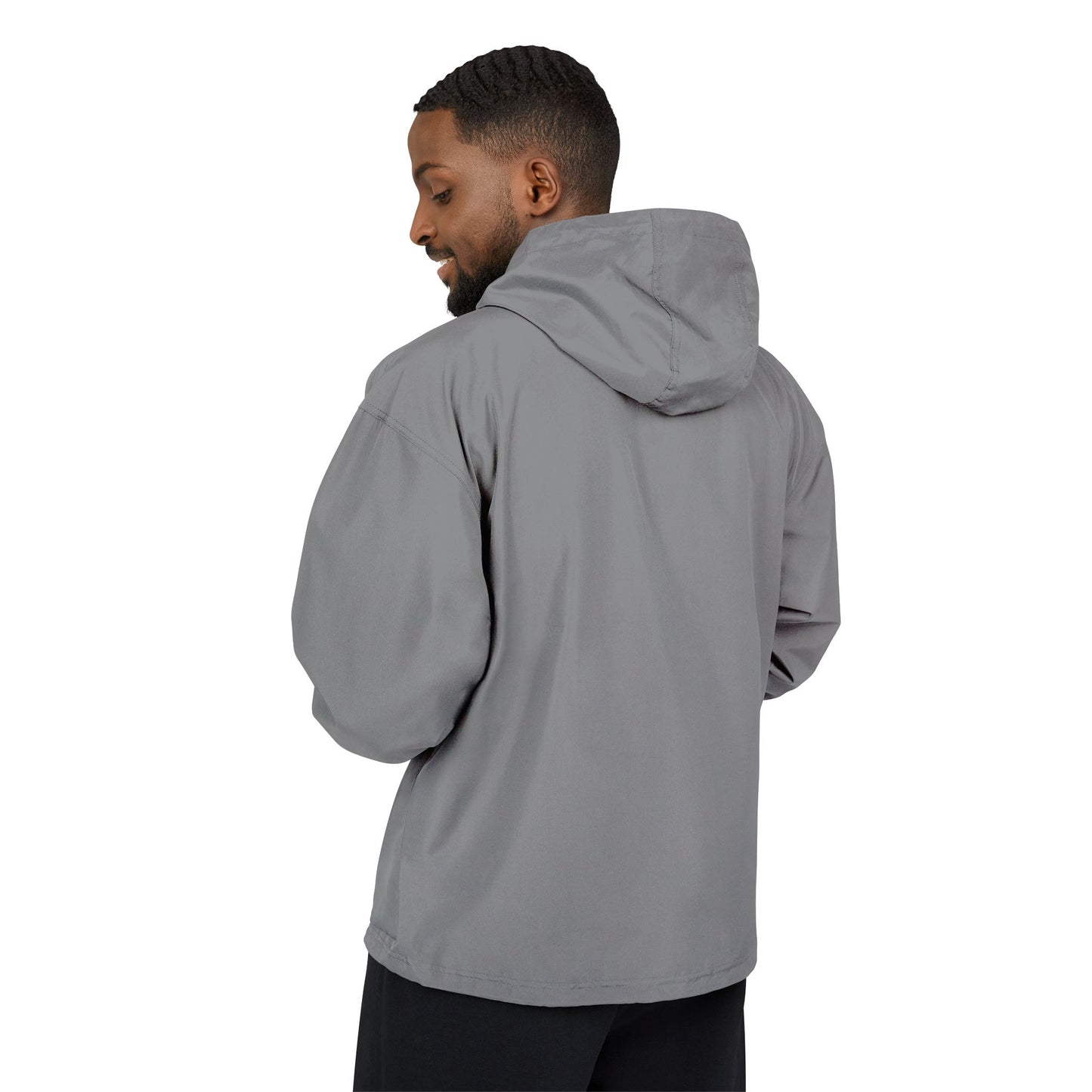Packable Anorak Jacket — Lightweight Hooded Windbreaker with Cross Logo