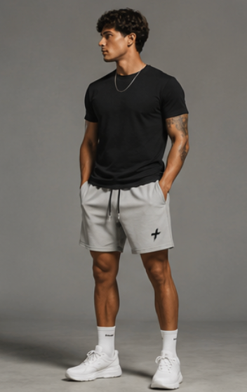 Cross Logo Athletic Shorts