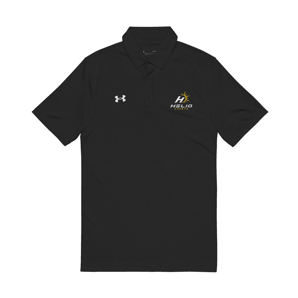 Embroidered Men's Performance Polo — Haley's Heating & Cooling Logo