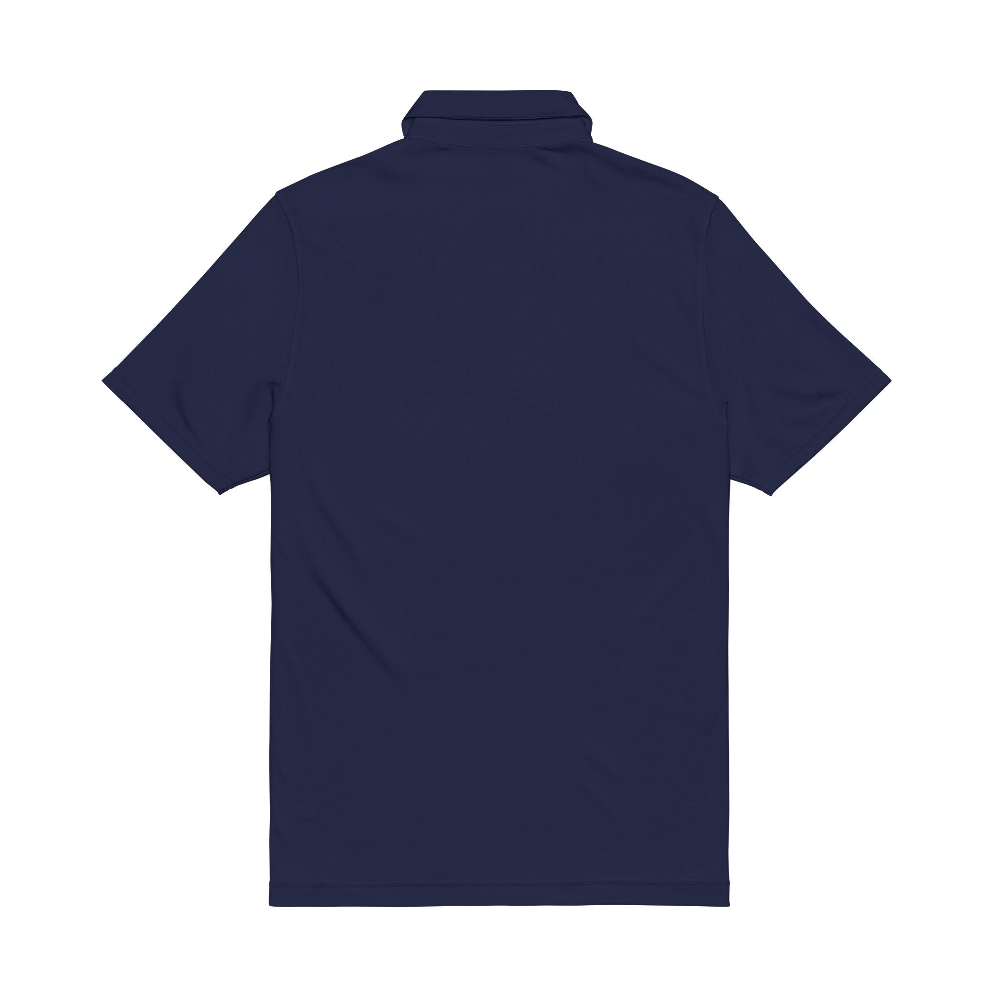 Embroidered Men's Performance Polo — Haley's Heating & Cooling Logo