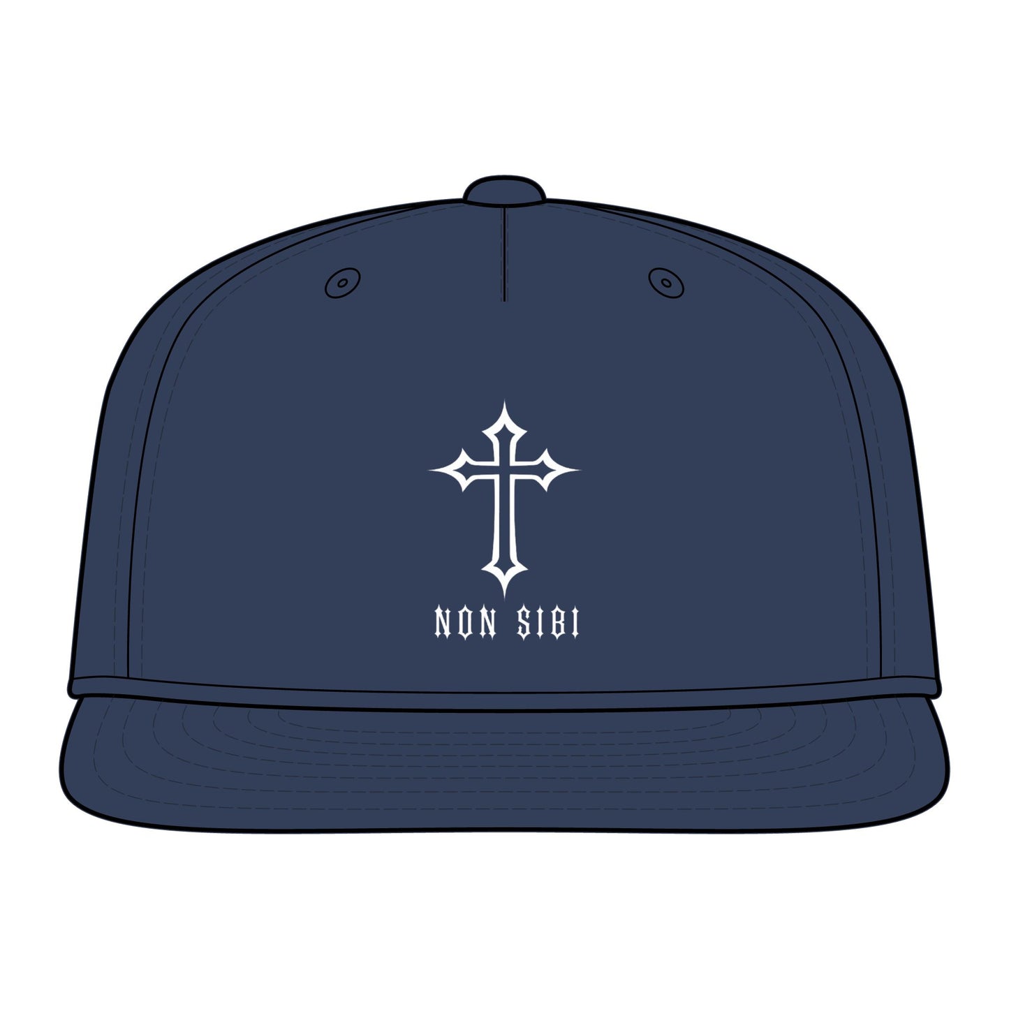 Cross Emblem Cap – "NON SIBI" Snapback Hat