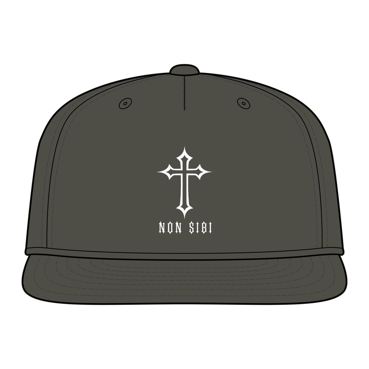 Cross Emblem Cap – "NON SIBI" Snapback Hat
