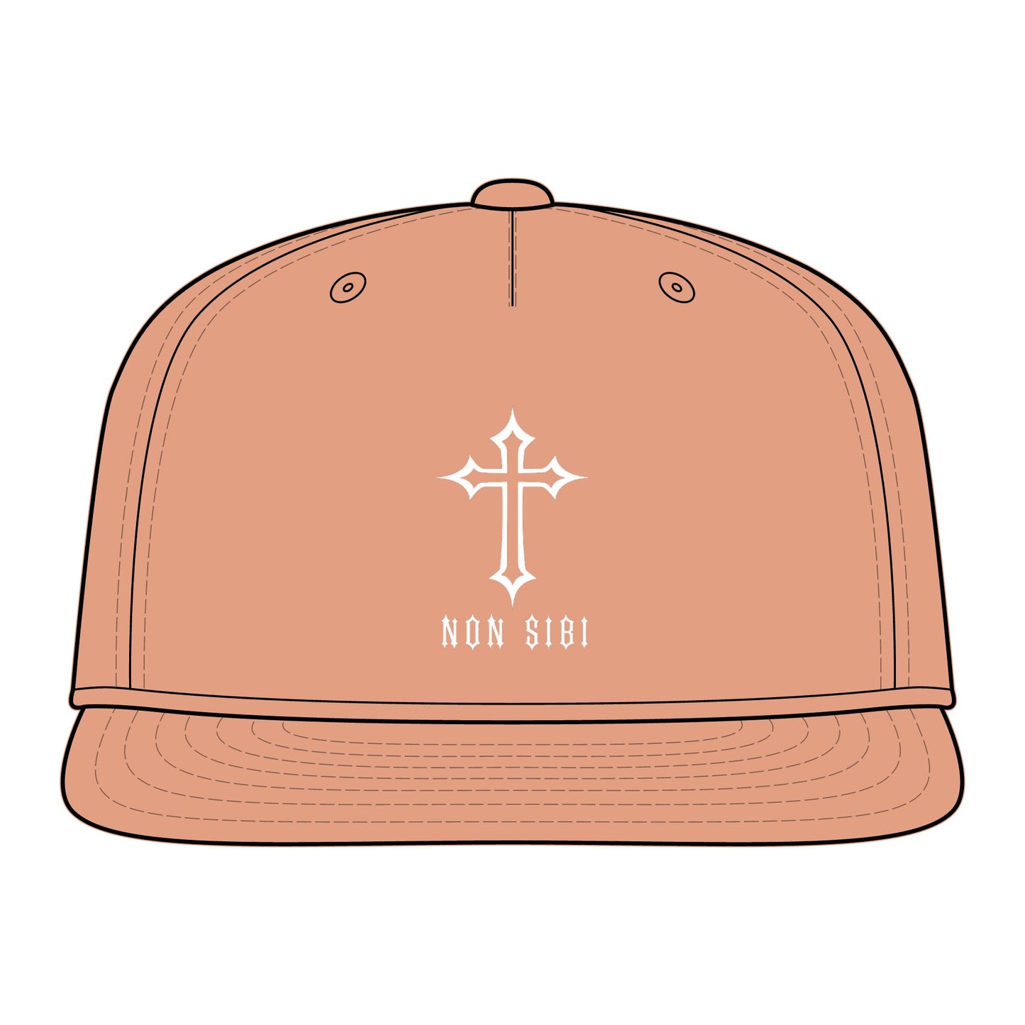 Cross Emblem Cap – "NON SIBI" Snapback Hat