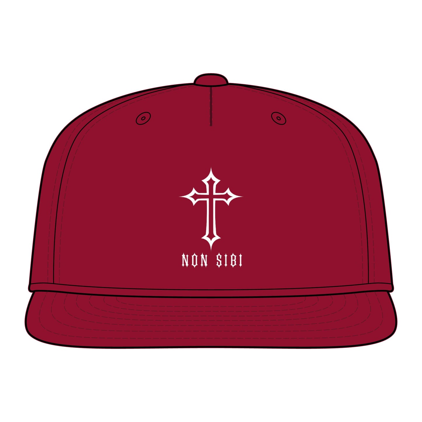 Cross Emblem Cap – "NON SIBI" Snapback Hat