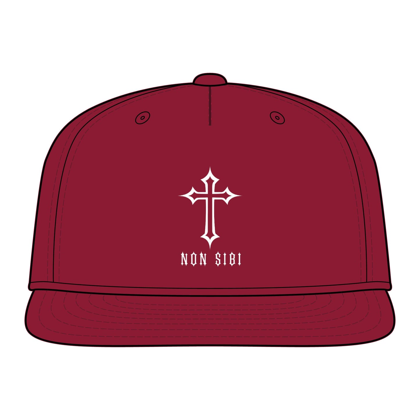 Cross Emblem Cap – "NON SIBI" Snapback Hat