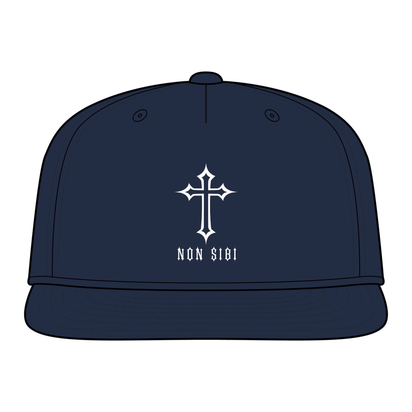 Cross Emblem Cap – "NON SIBI" Snapback Hat