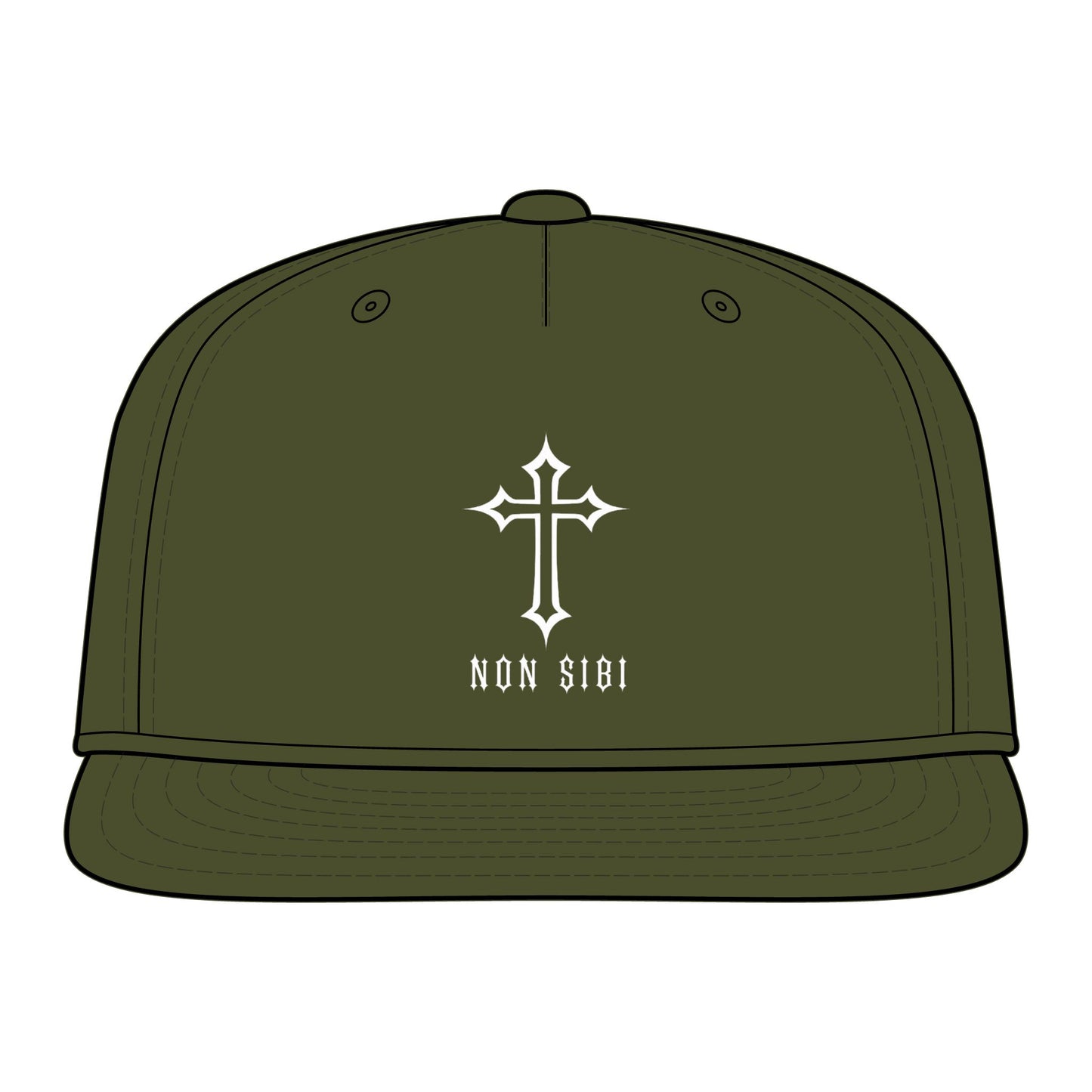 Cross Emblem Cap – "NON SIBI" Snapback Hat