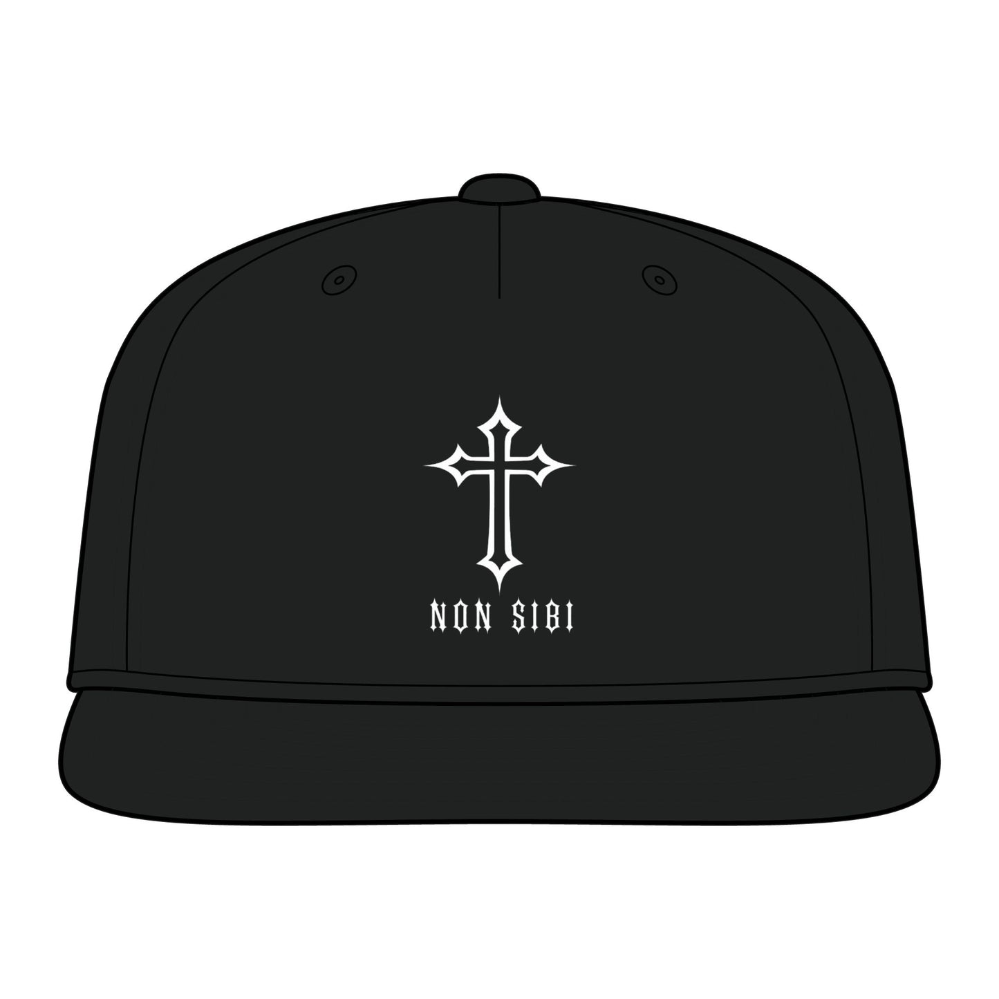 Cross Emblem Cap – "NON SIBI" Snapback Hat