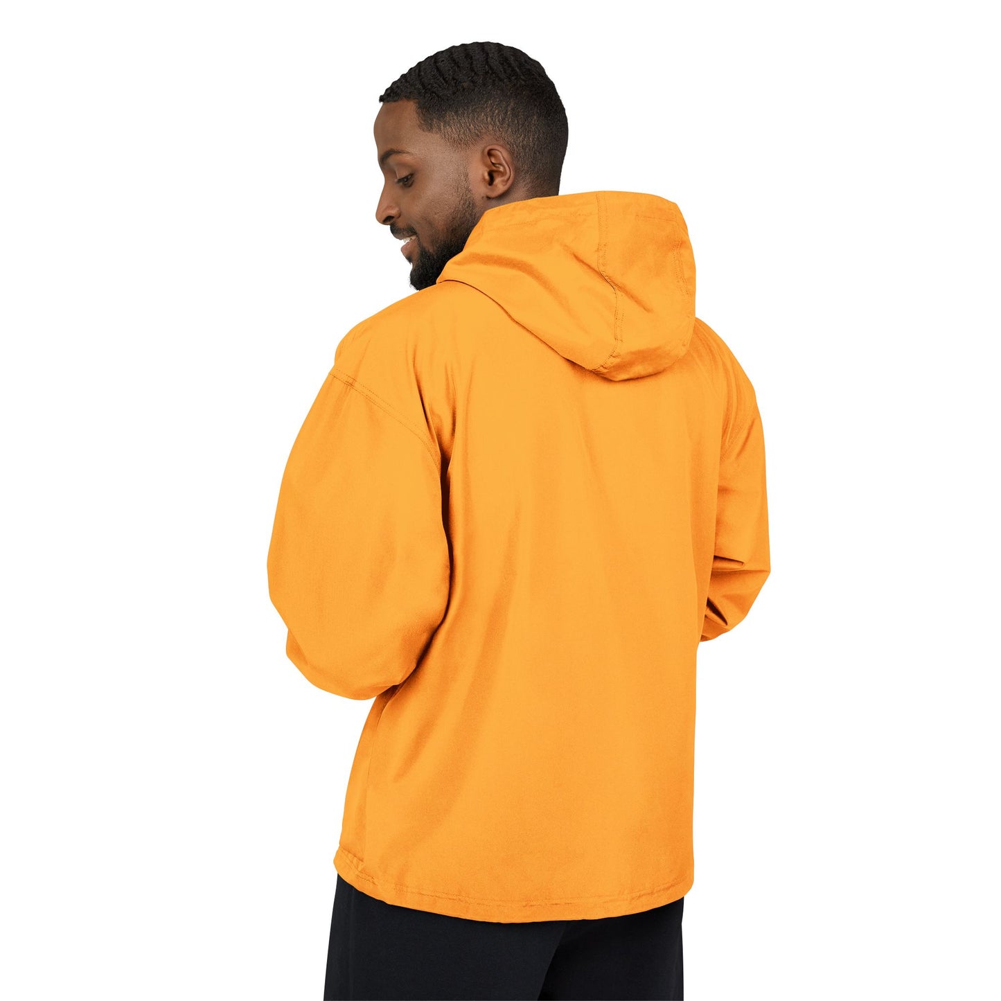 Packable Anorak Jacket — Lightweight Hooded Windbreaker with Cross Logo