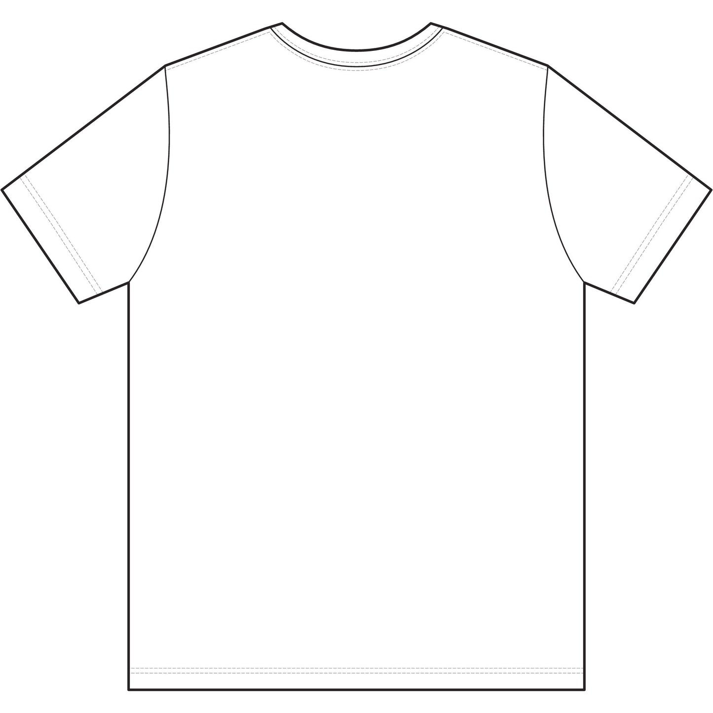 Cross Brush Stroke Chest Logo T-Shirt — Minimal Christian Faith Tee
