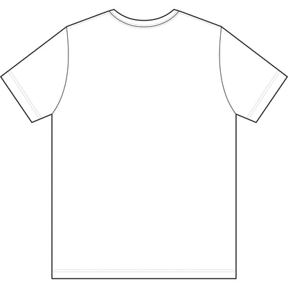 Cross Brush Stroke Chest Logo T-Shirt — Minimal Christian Faith Tee