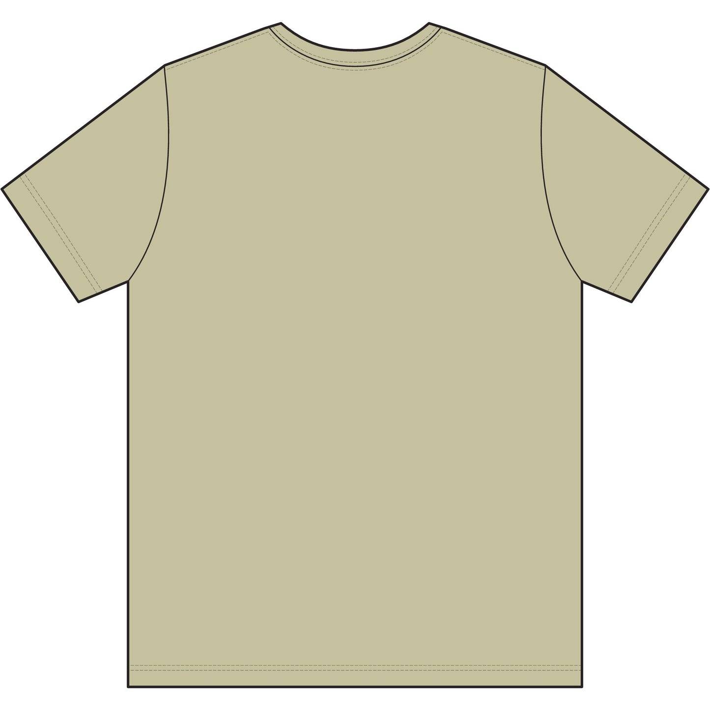 Cross Brush Stroke Chest Logo T-Shirt — Minimal Christian Faith Tee