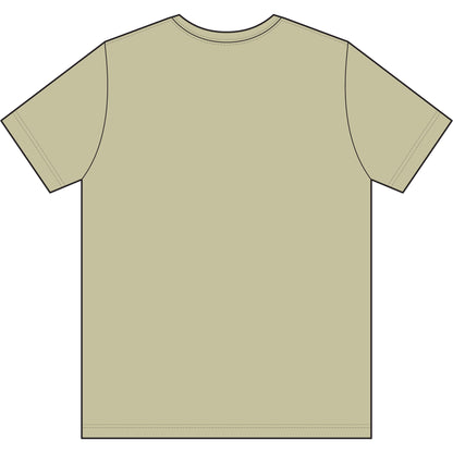 Cross Brush Stroke Chest Logo T-Shirt — Minimal Christian Faith Tee