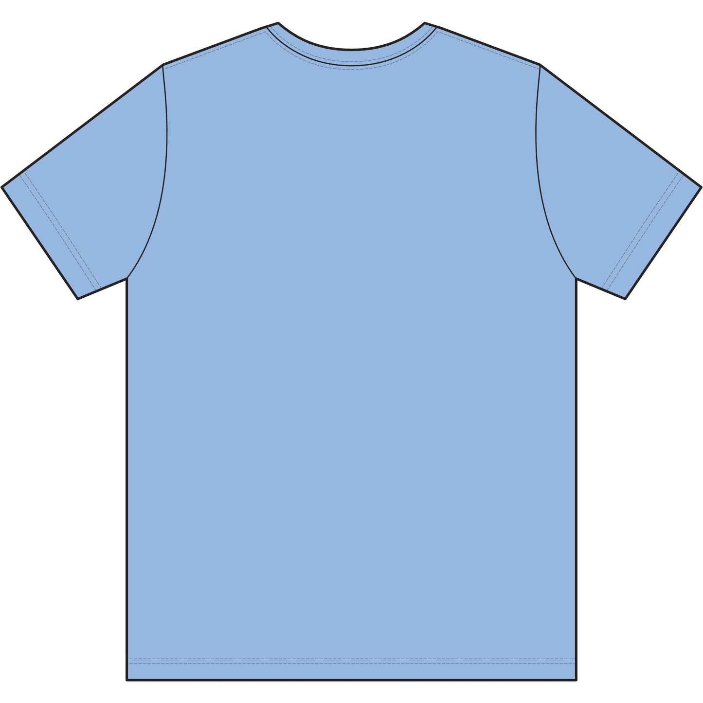 Cross Brush Stroke Chest Logo T-Shirt — Minimal Christian Faith Tee
