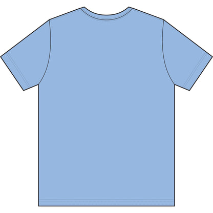 Cross Brush Stroke Chest Logo T-Shirt — Minimal Christian Faith Tee