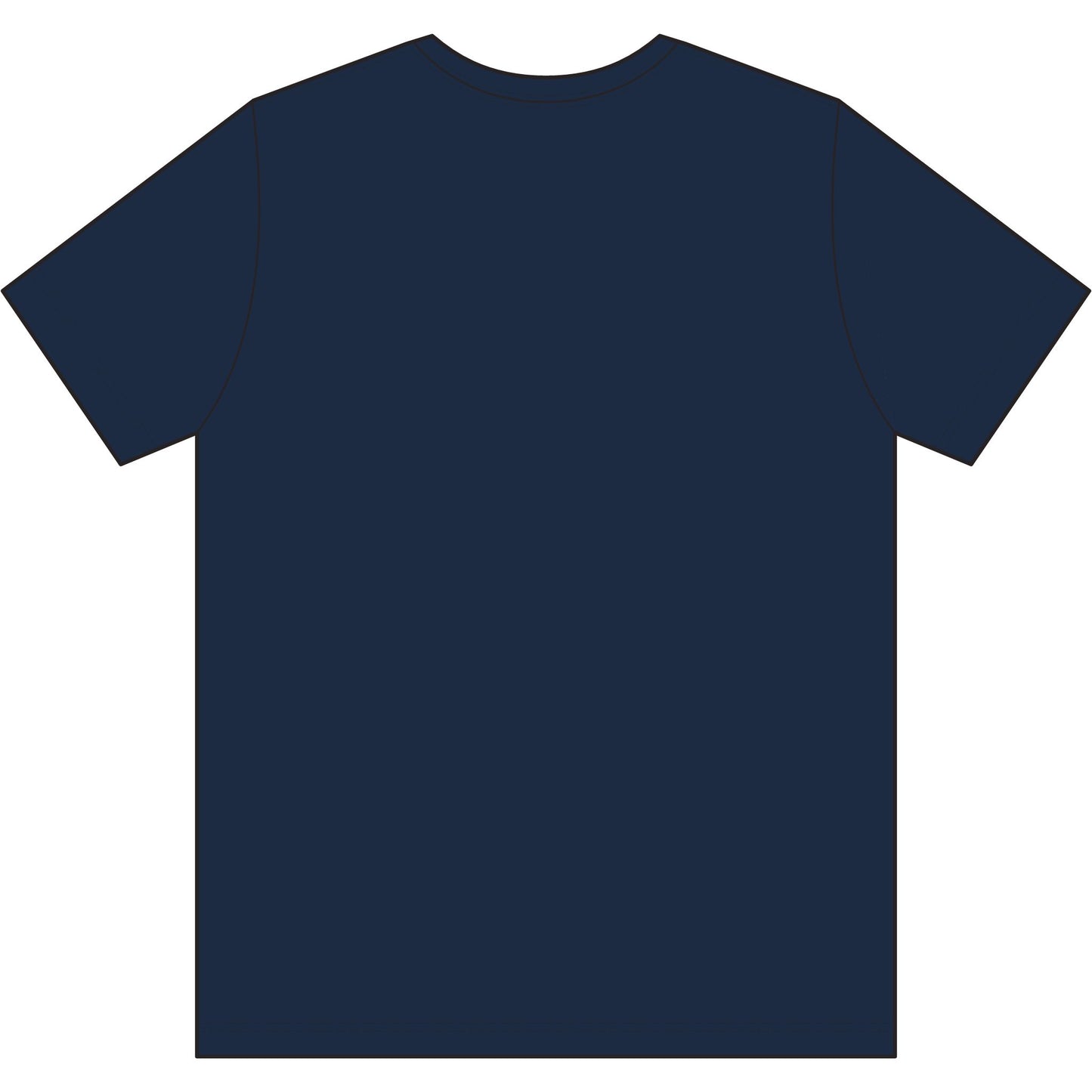 Cross Brush Stroke Chest Logo T-Shirt — Minimal Christian Faith Tee