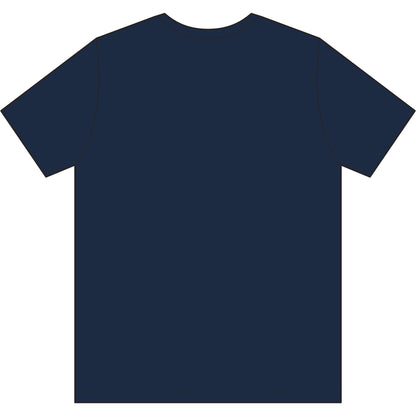 Cross Brush Stroke Chest Logo T-Shirt — Minimal Christian Faith Tee