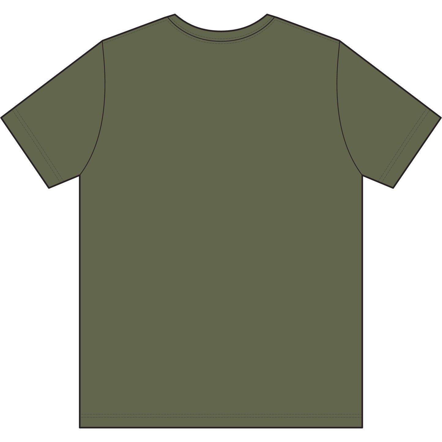 Cross Brush Stroke Chest Logo T-Shirt — Minimal Christian Faith Tee