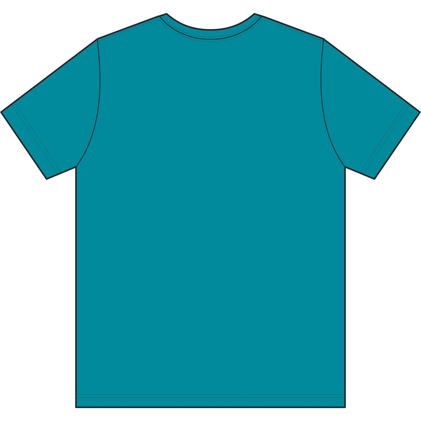Cross Brush Stroke Chest Logo T-Shirt — Minimal Christian Faith Tee