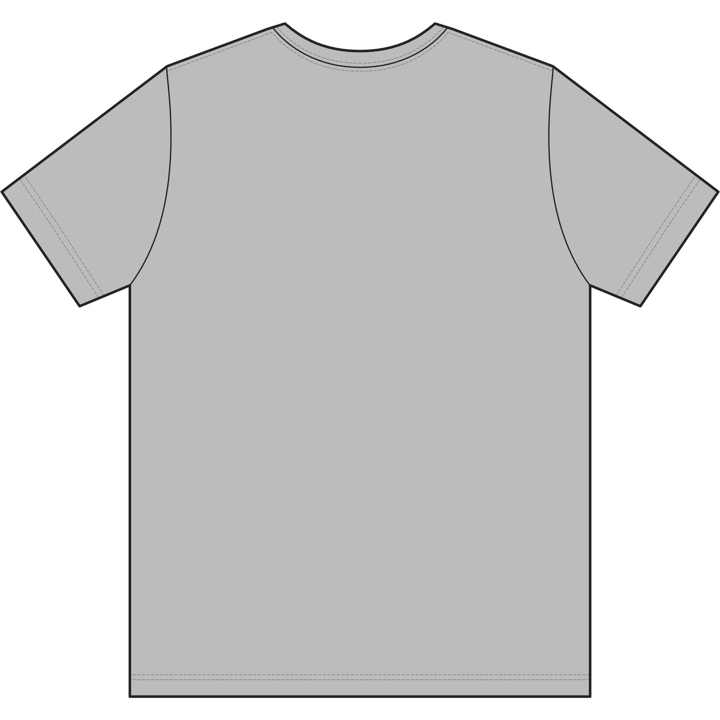 Cross Brush Stroke Chest Logo T-Shirt — Minimal Christian Faith Tee