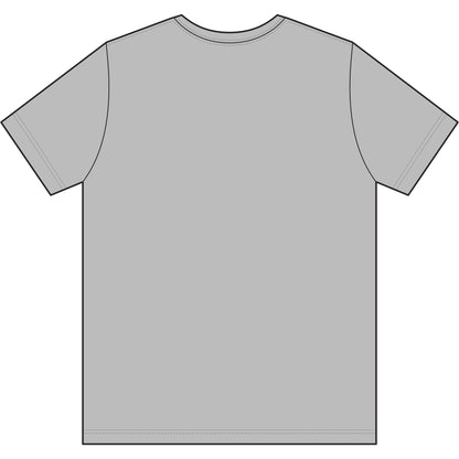 Cross Brush Stroke Chest Logo T-Shirt — Minimal Christian Faith Tee