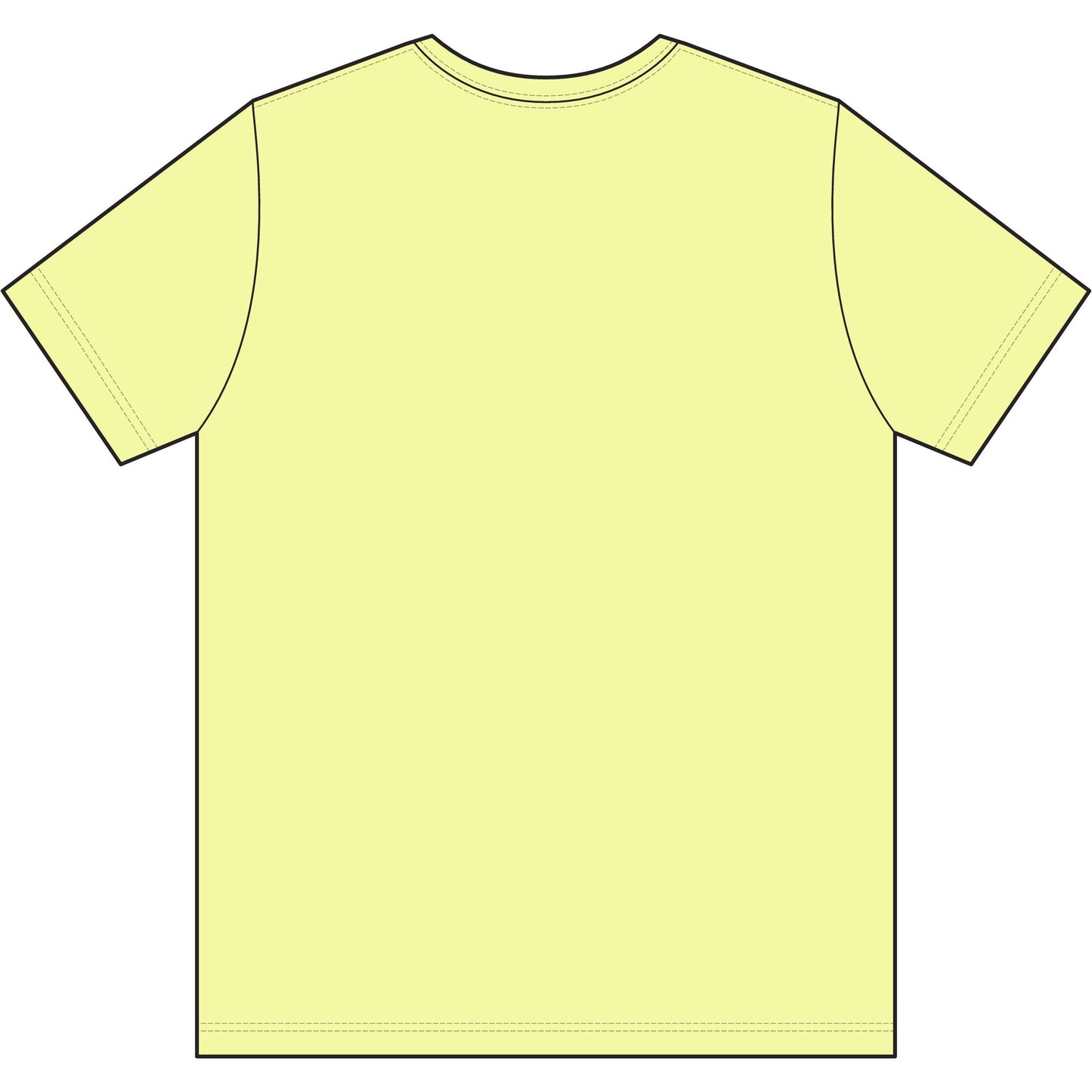 Cross Brush Stroke Chest Logo T-Shirt — Minimal Christian Faith Tee