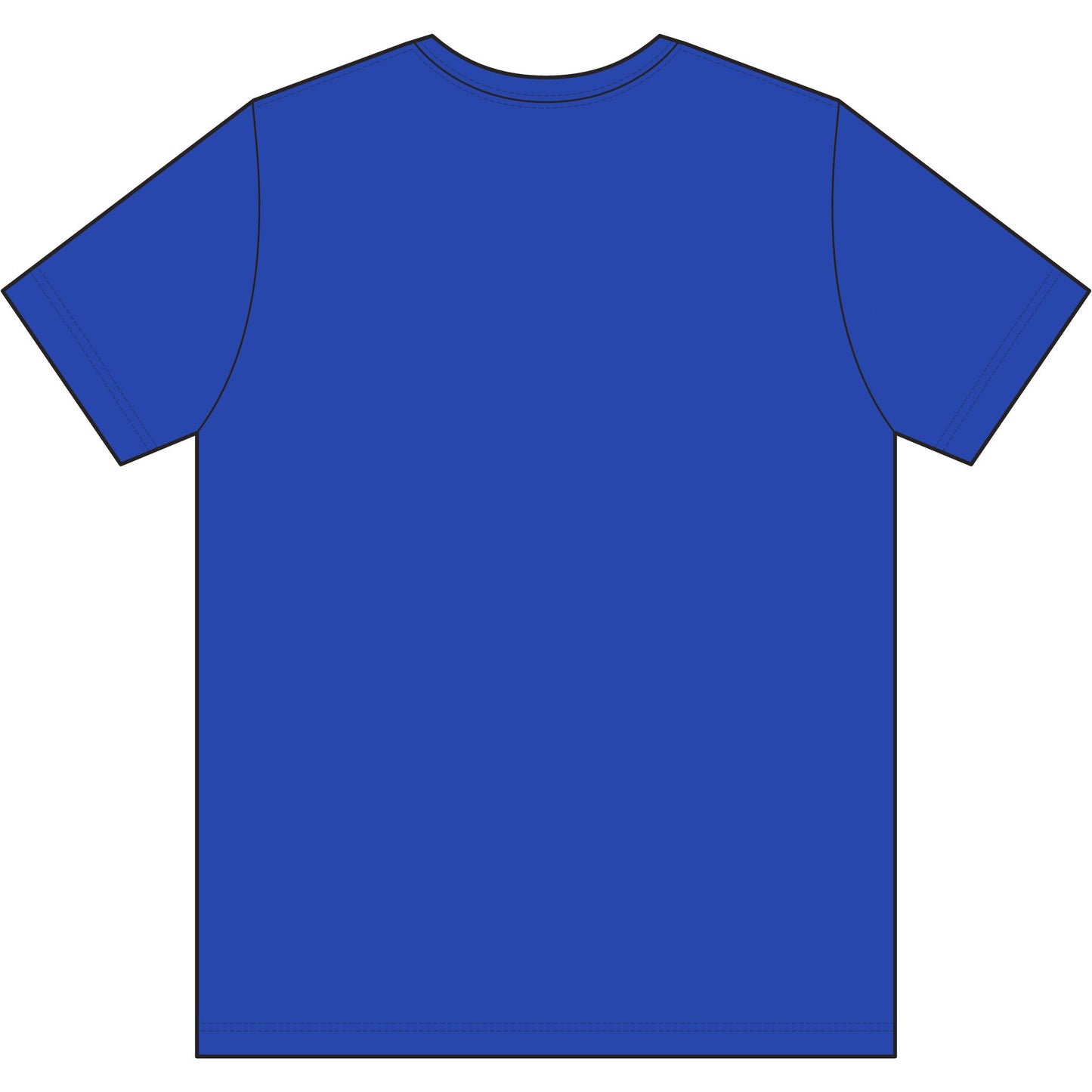 Cross Brush Stroke Chest Logo T-Shirt — Minimal Christian Faith Tee