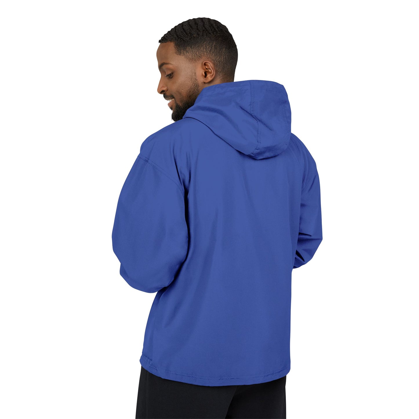 Packable Anorak Jacket — Lightweight Hooded Windbreaker with Cross Logo
