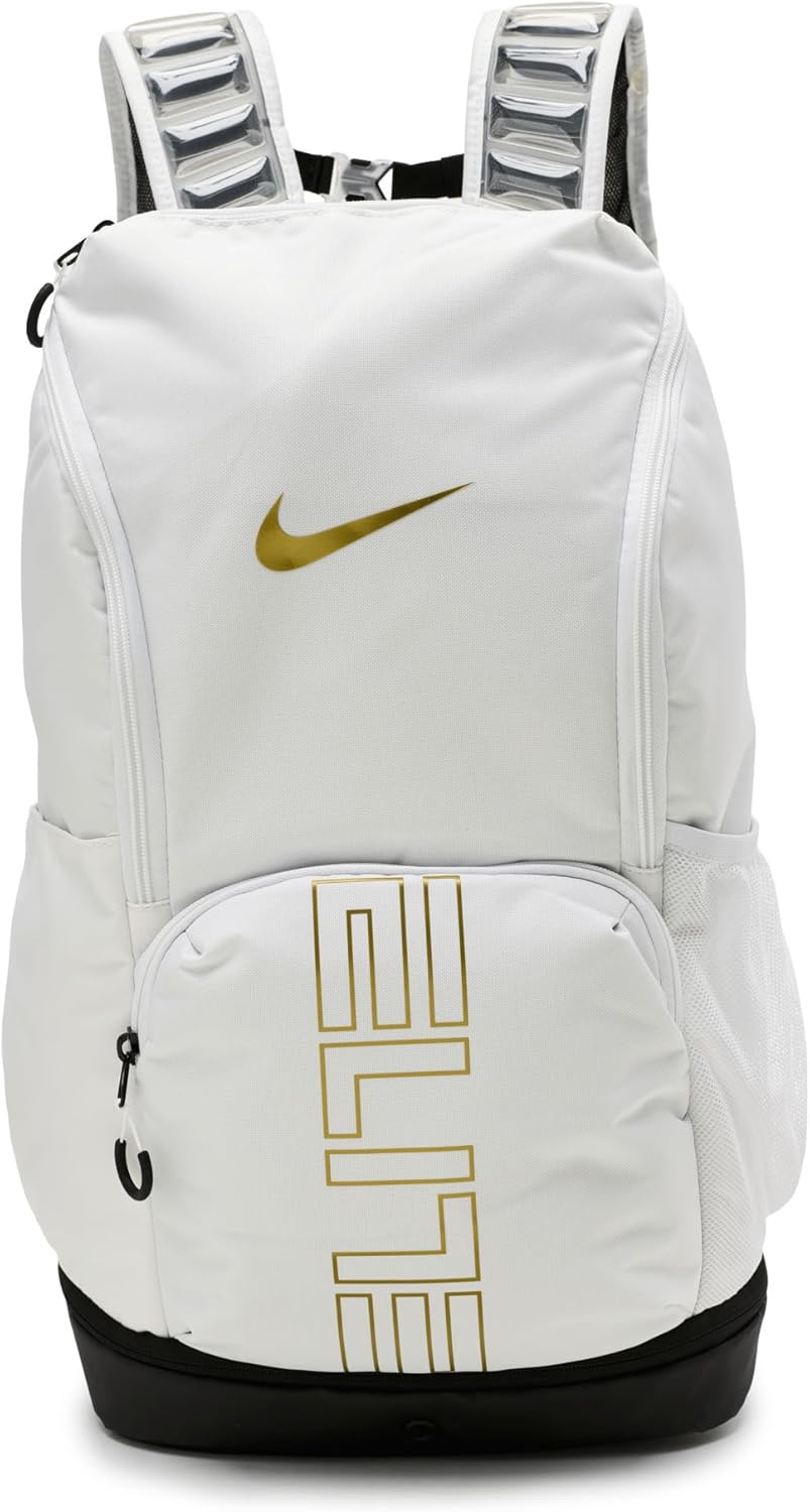 , Unisex, Varsity Elite Backpack (32L), Black/Black/Metallic Silver, One Size