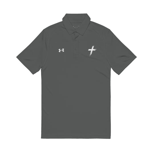 Embroidered Cross Men's Polo