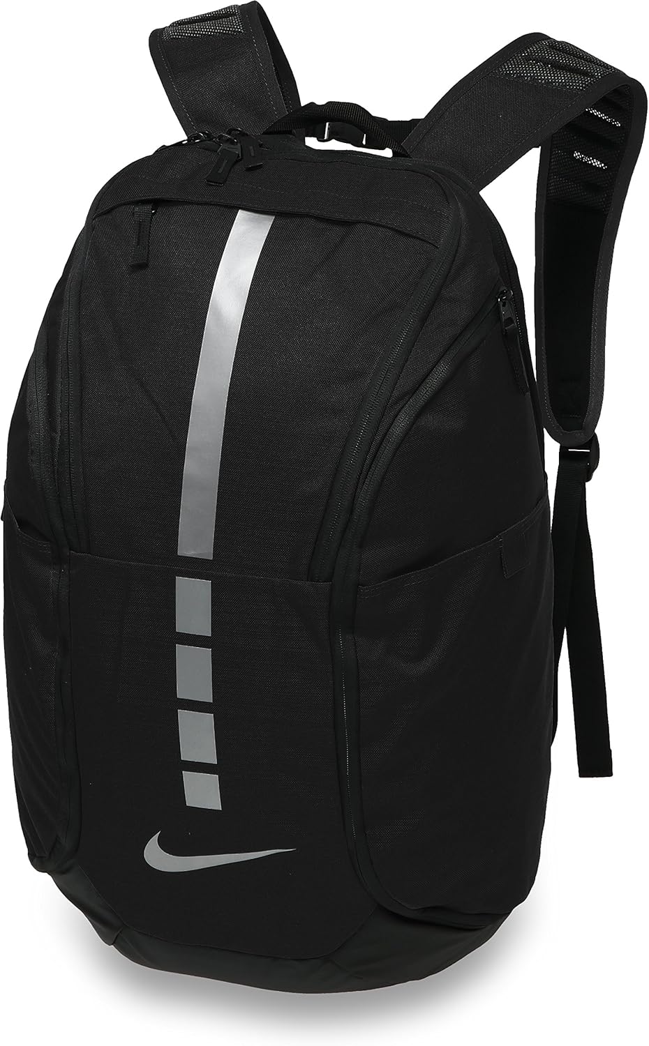 , Unisex, Varsity Elite Backpack (32L), Black/Black/Metallic Silver, One Size