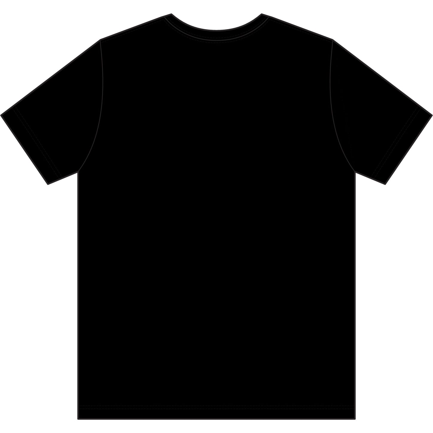 Cross Brush Stroke Chest Logo T-Shirt — Minimal Christian Faith Tee