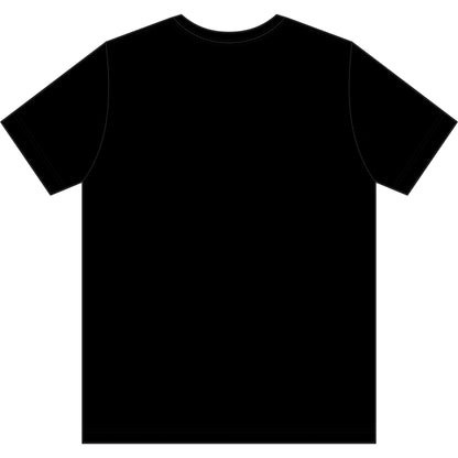 Cross Brush Stroke Chest Logo T-Shirt — Minimal Christian Faith Tee