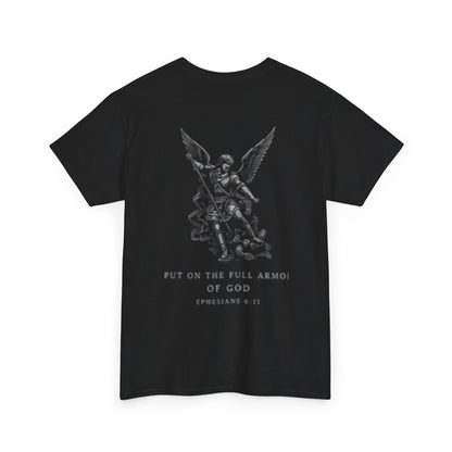 Christian 'Full Armor of God' T‑Shirt — St. Michael Archangel Scripture Tee
