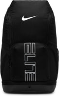 , Unisex, Varsity Elite Backpack (32L), Black/Black/Metallic Silver, One Size