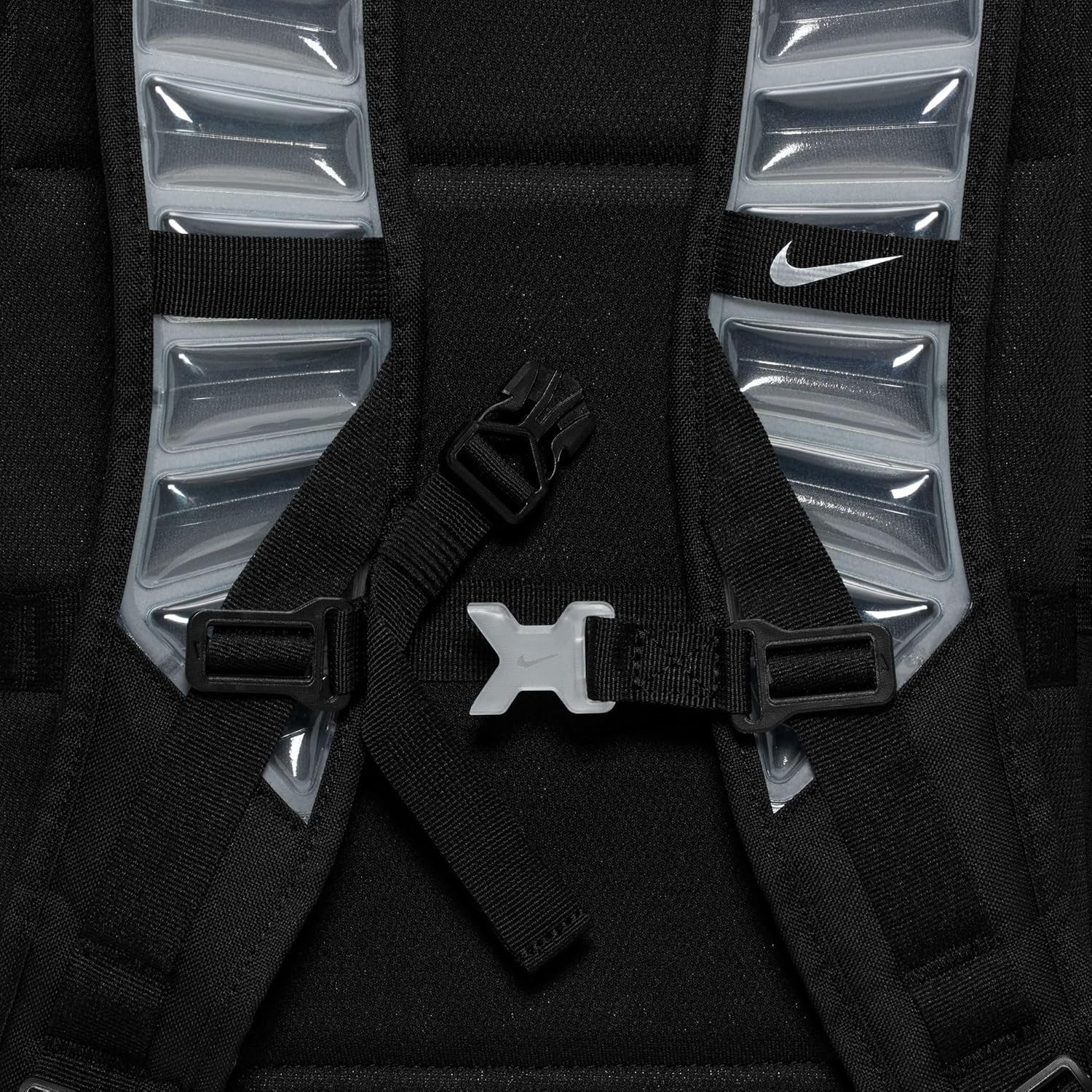 , Unisex, Varsity Elite Backpack (32L), Black/Black/Metallic Silver, One Size