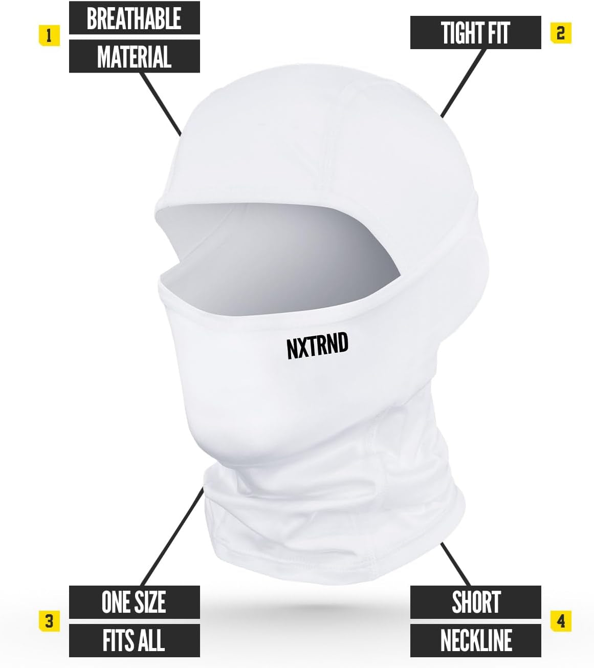 Nxtrnd Breathable Ski Mask, Lightweight Balaclava, Moisture-Wicking Shiesty